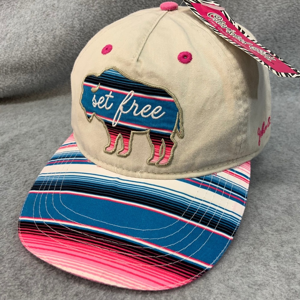 Set Free Buffalo Womens Tan Cherished Hat Serape John 8:36 OSFM
